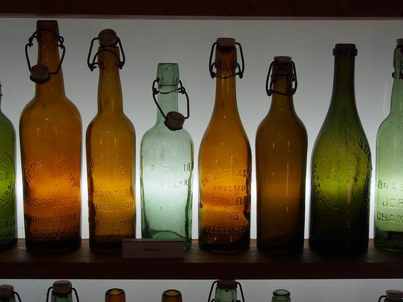 old beer bottles