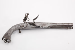 Bissell Metal Frame Flintlock Pistol_006