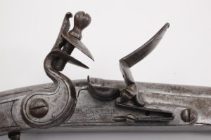 Bissell Metal Frame Flintlock Pistol_006