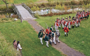 Battle at Fort Mifflin re-enactment