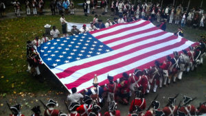 Saving Hallowed Ground Flag Ceremony at the Battle of Germantown